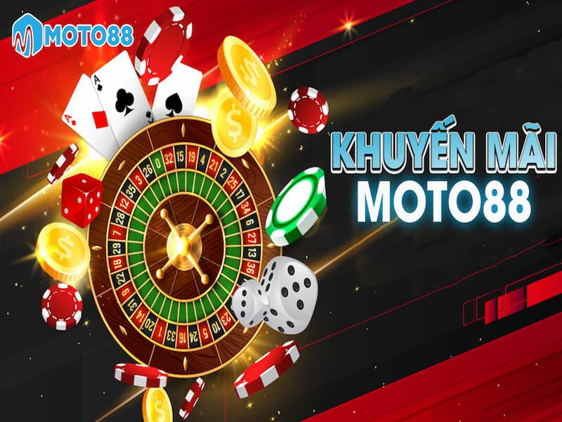 Chơi game casino Moto88 nhận vô vàn ưu đãi