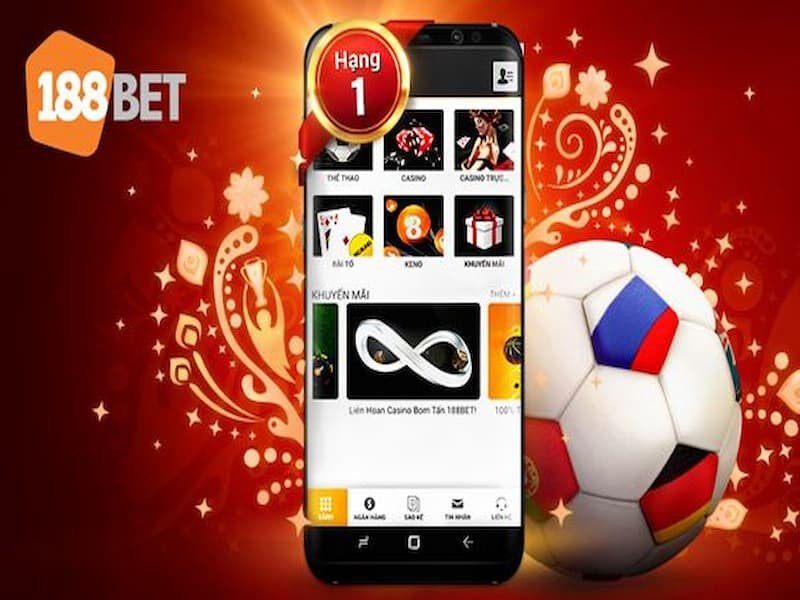 Giao diện web 188BET