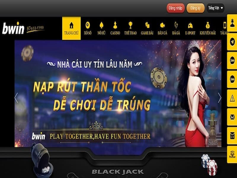 Gửi tiền Bwin