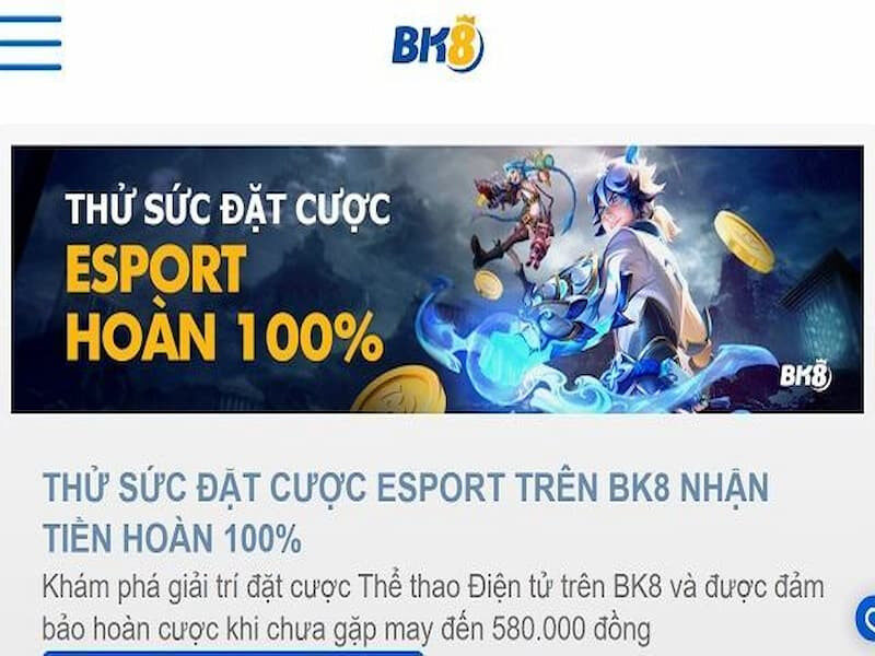 Khuyến mãi hoàn trả tại BK8