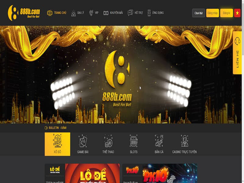 Người chơi truy cập website 888b